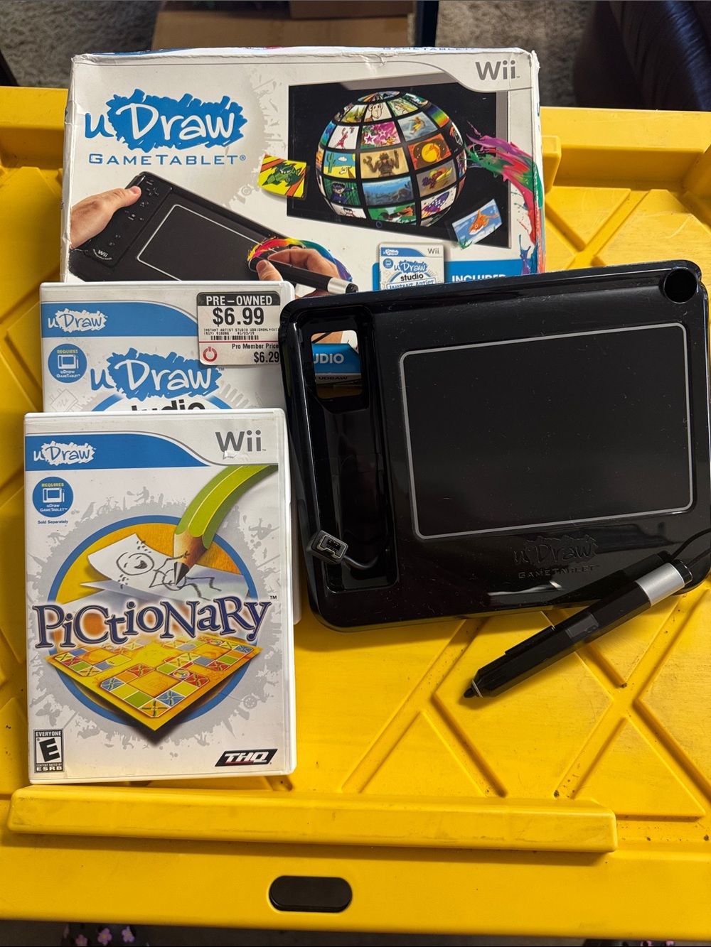 uDraw GameTablet for Wii with Pictionary + UDraw studio - Black
